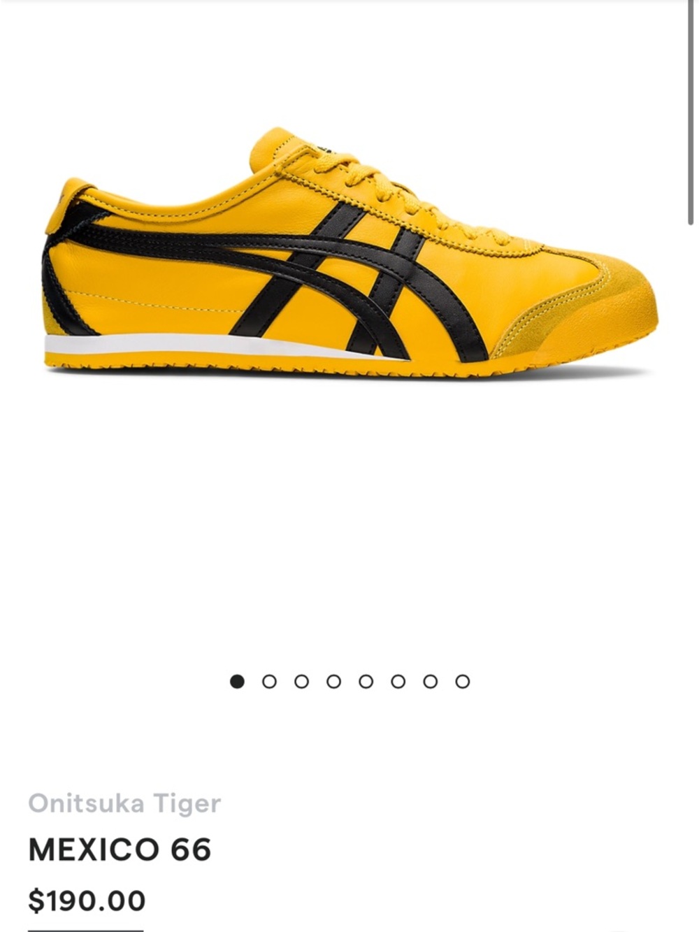 Onitsuka Tiger by Asics Yellow and Black Women's Sneakers